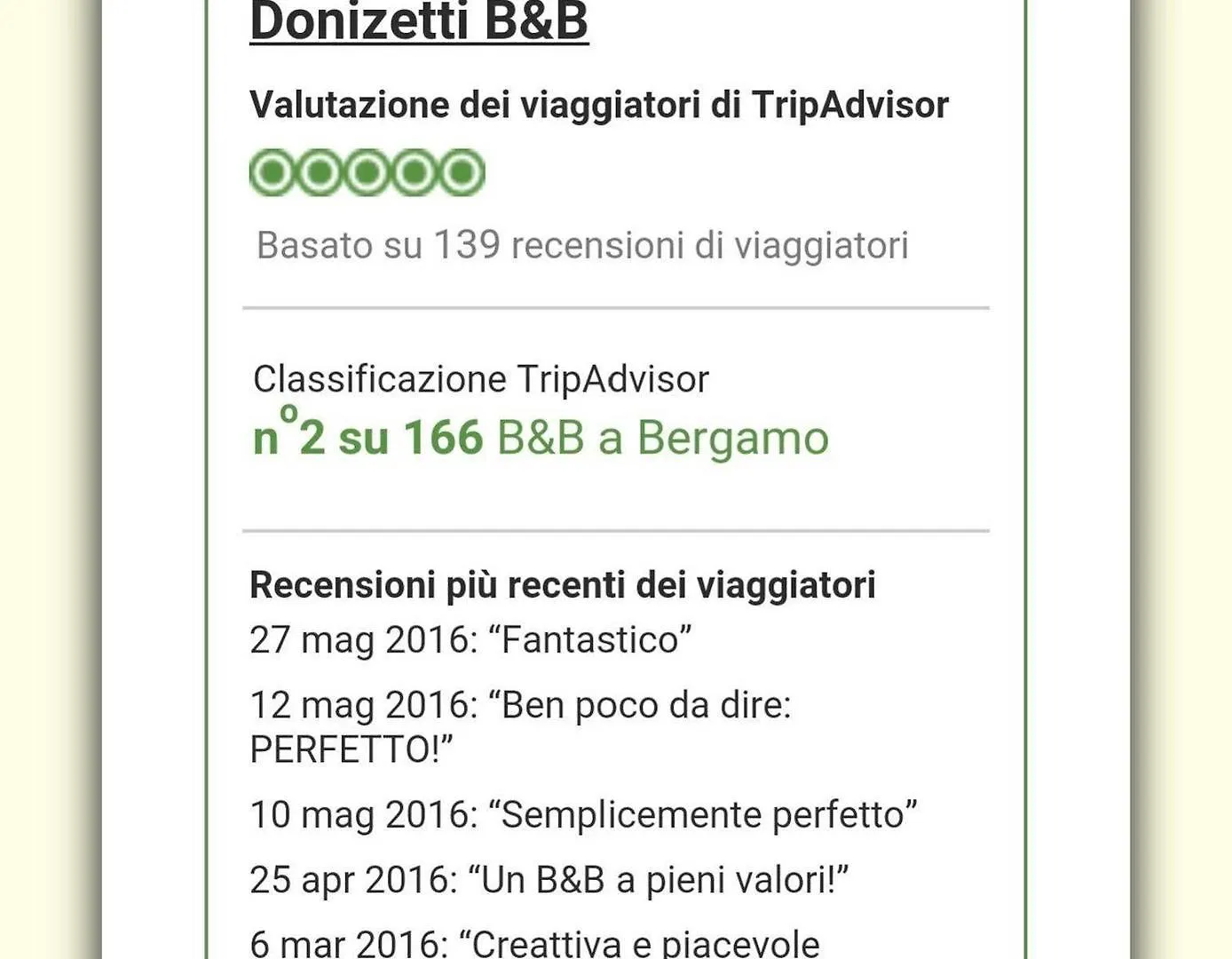 Affittacamere Donizetti Rooms Bergamo